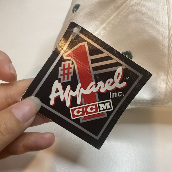 New Vintage Phoenix Coyotes #1 Apparel CCM NHL Snapback Hat Made In Canada - Picture 5 of 10